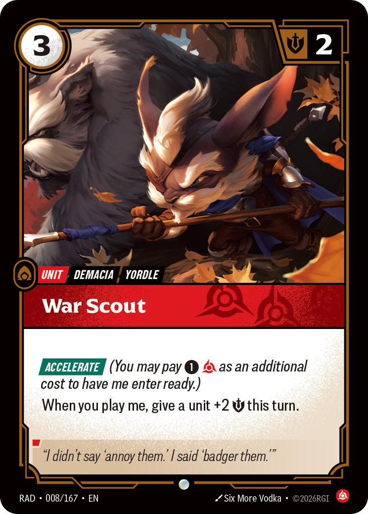 War Scout (Radiance RAD-008/167)