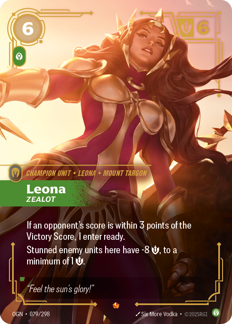 Leona - Zealot (Origins OGN-079)