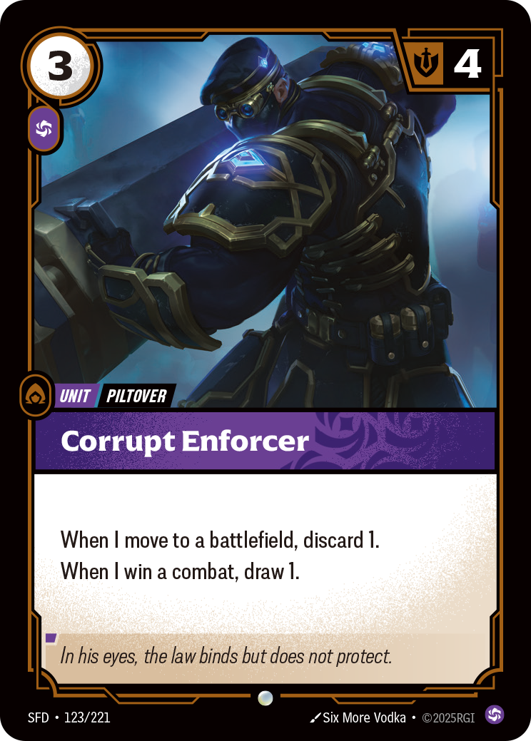 Corrupt Enforcer (Spiritforged SFD-123)