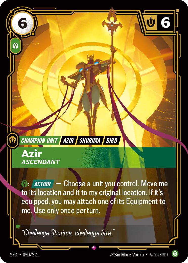 Azir - Ascendant (Spiritforged SFD-050)
