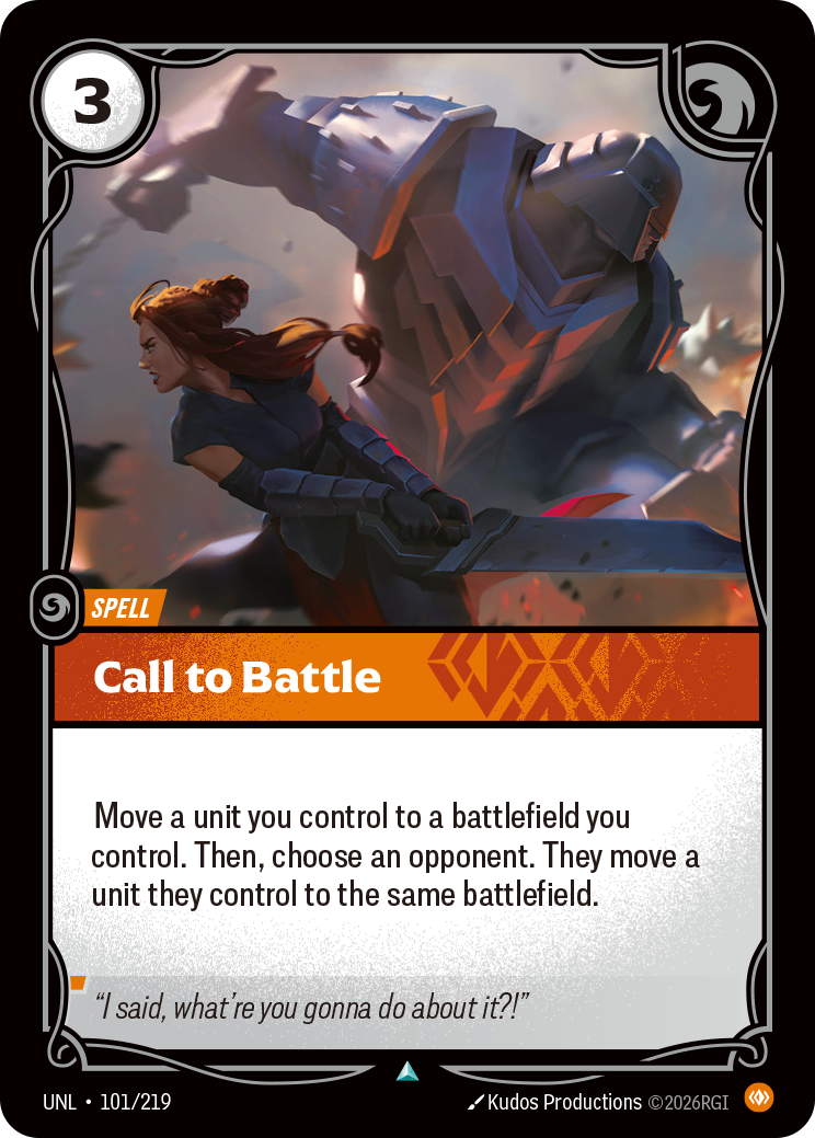 Call to Battle (Unleashed UNL-101)