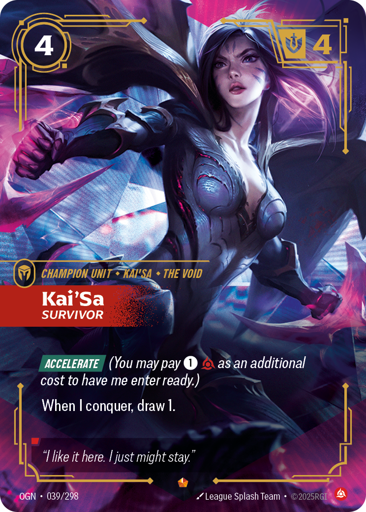 Kai'Sa - Survivor (Origins OGN-039)