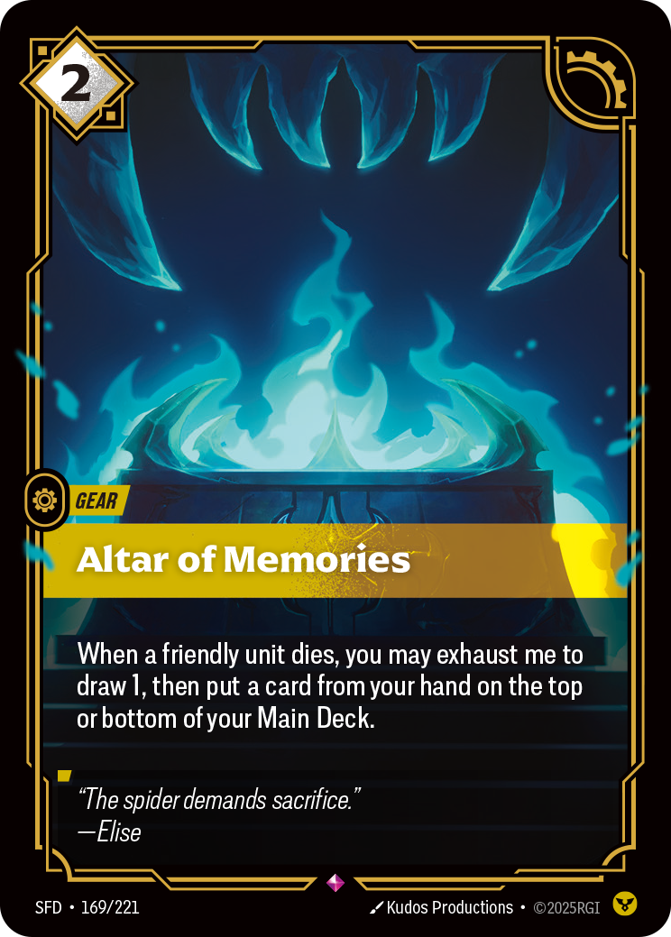 Altar of Memories (Spiritforged SFD-169)