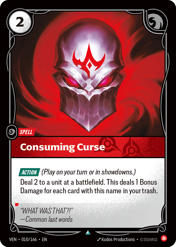 Consuming Curse (Vendetta VEN-010)
