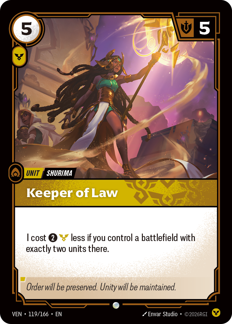 Keeper of Law (Vendetta VEN-119)