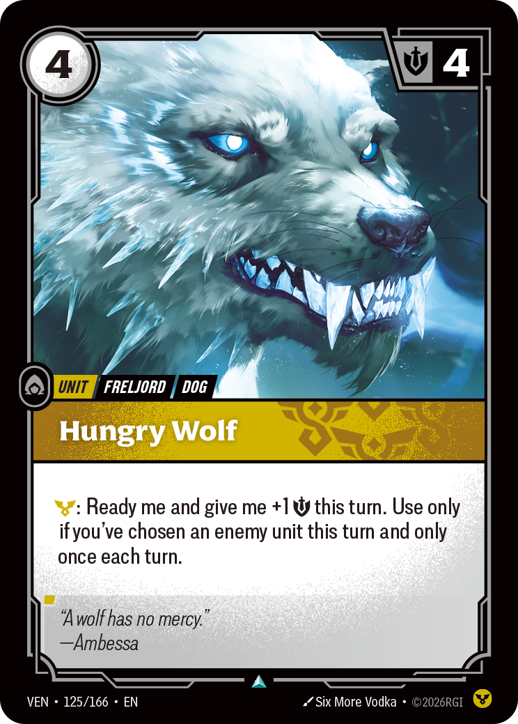 Hungry Wolf (Vendetta VEN-125)