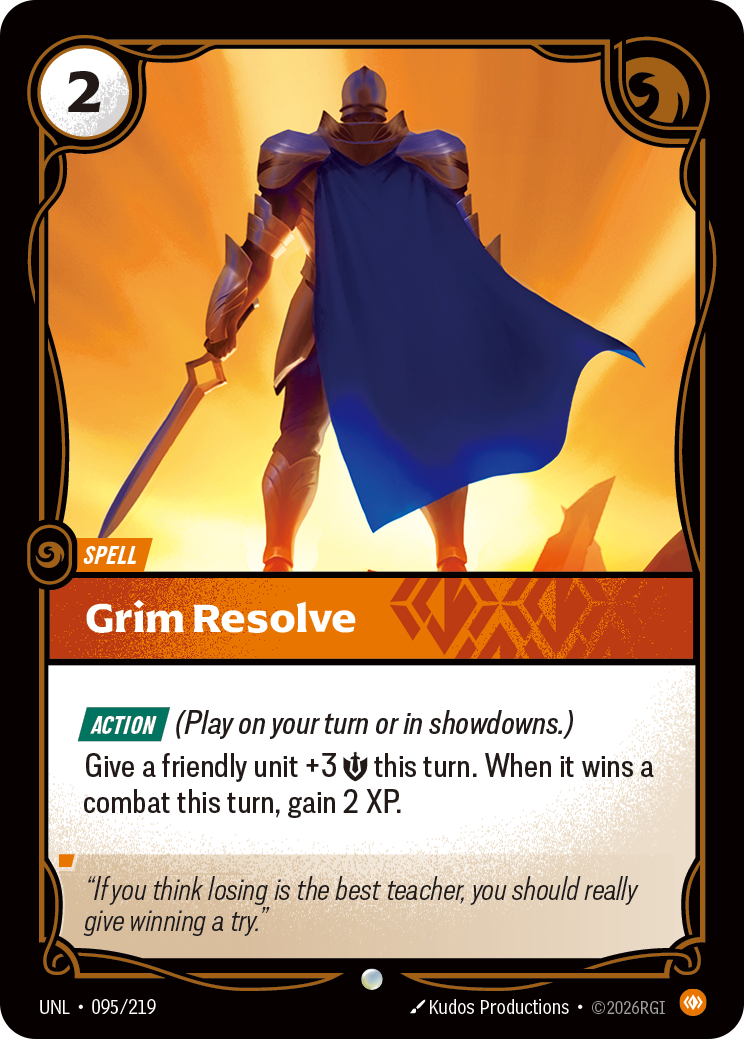 Grim Resolve (Unleashed UNL-095)