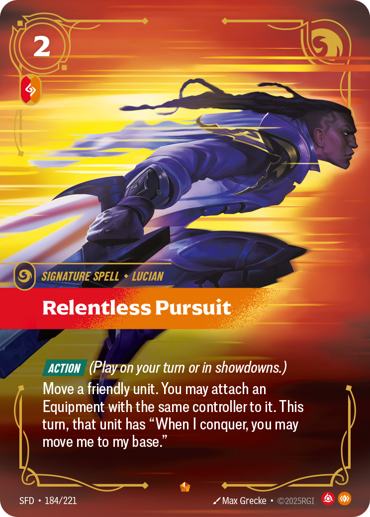 Relentless Pursuit (Spiritforged SFD-184)