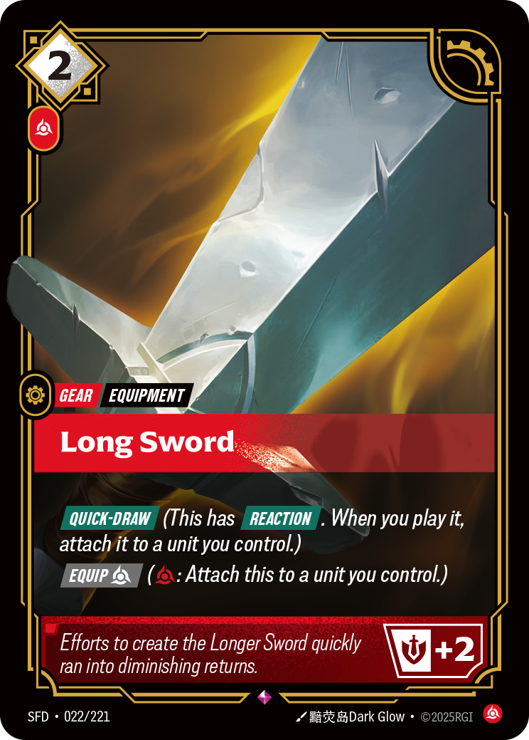 Long Sword (Spiritforged SFD-022)