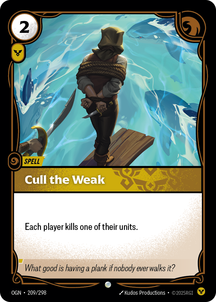 Cull the Weak (Origins OGN-209)