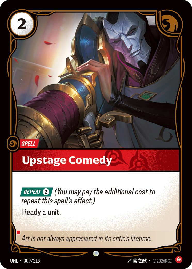 Upstage Comedy (Unleashed UNL-009)