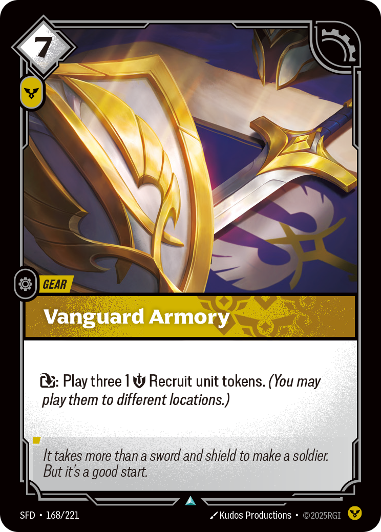 Vanguard Armory (Spiritforged SFD-168)