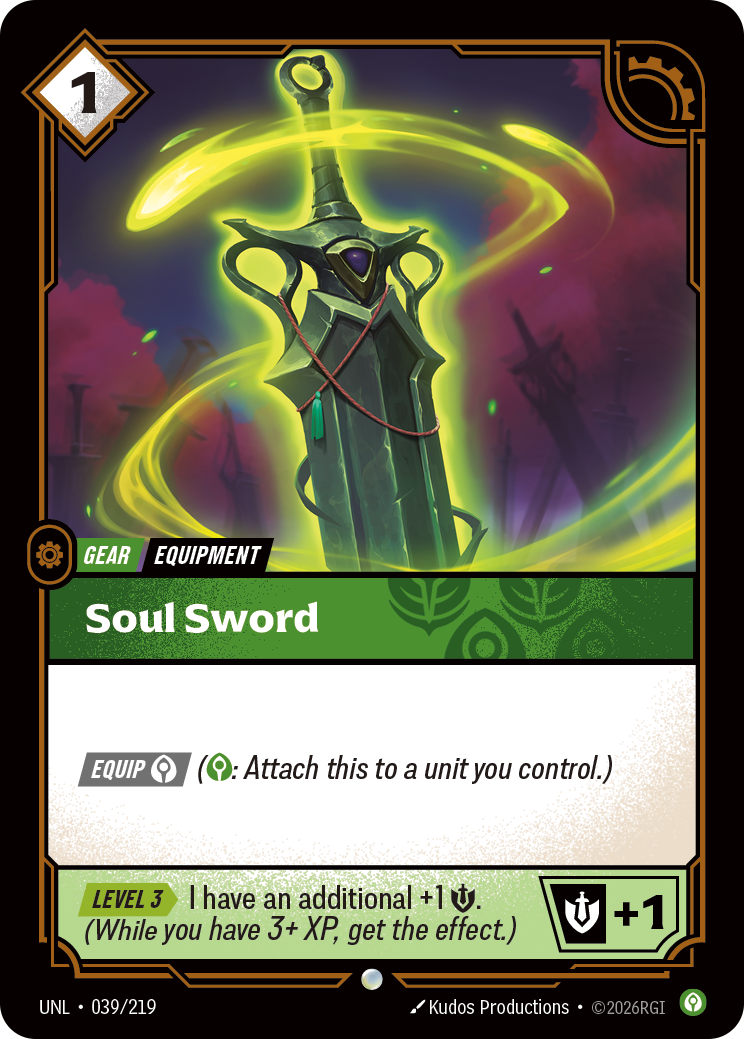 Soul Sword (Unleashed UNL-039)