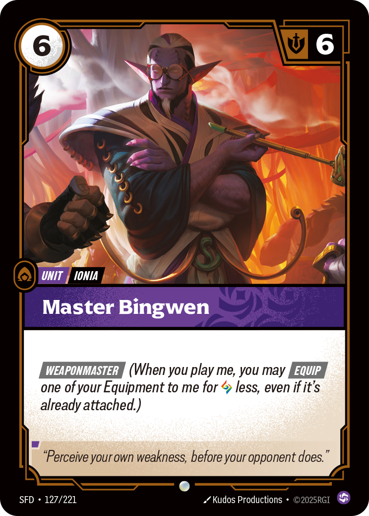 Master Bingwen (Spiritforged SFD-127)