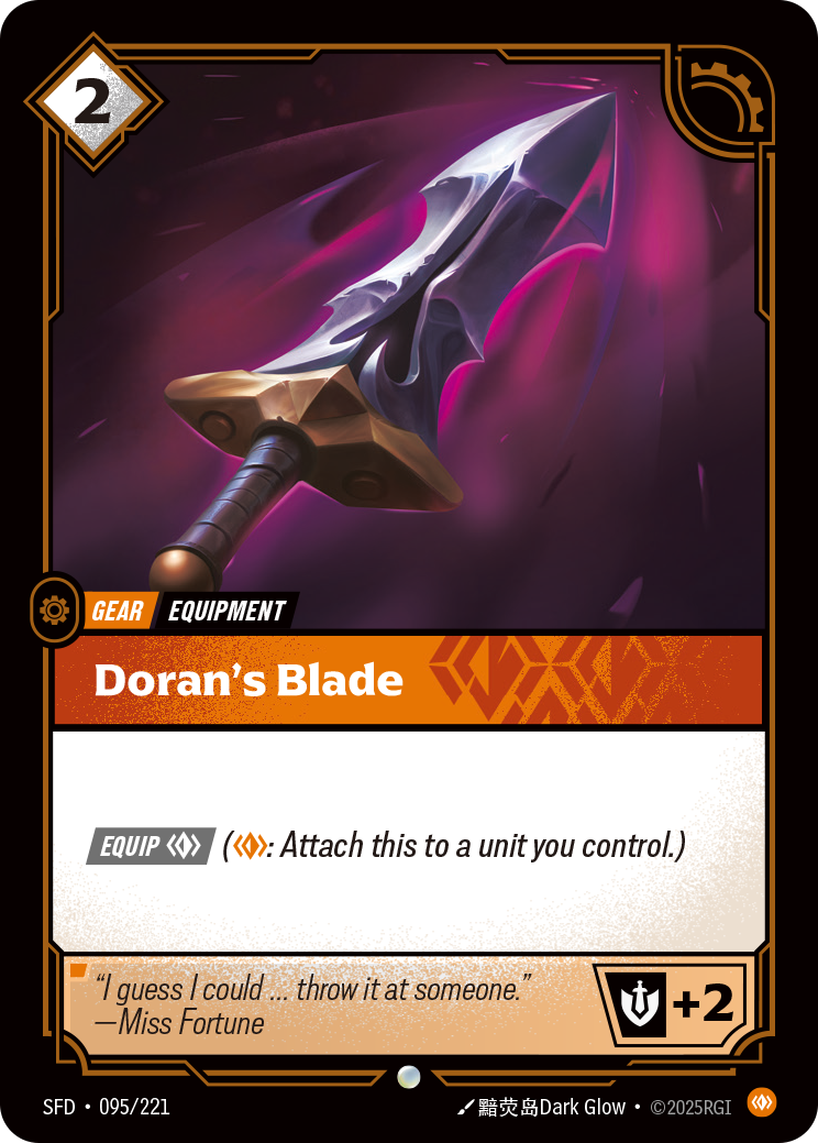 Doran's Blade (Spiritforged SFD-095)