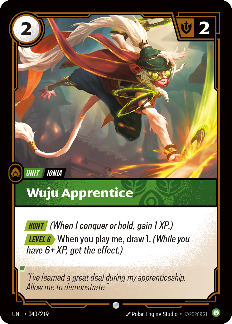 Wuju Apprentice (Unleashed UNL-040)