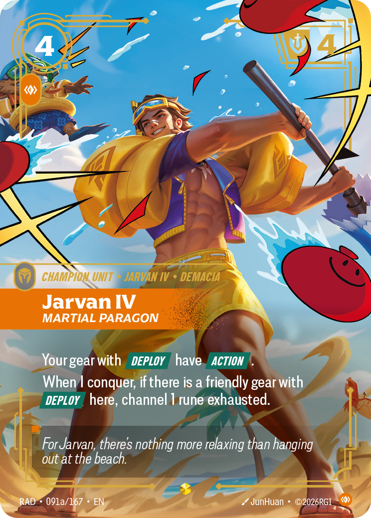 Jarvan IV, Martial Paragon (Radiance RAD-091a/167)