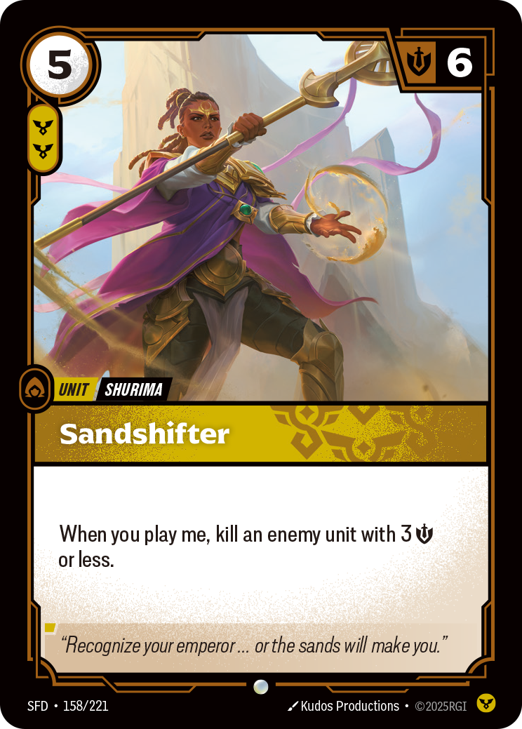 Sandshifter (Spiritforged SFD-158)