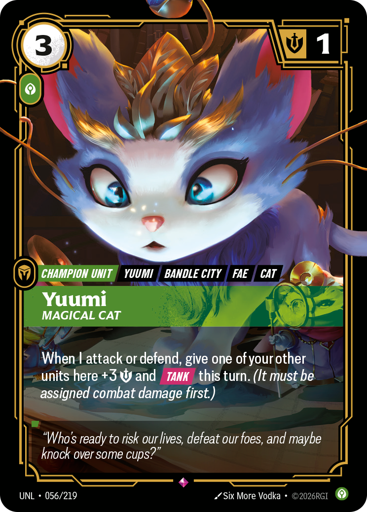 Yuumi - Magical Cat (Unleashed UNL-056)