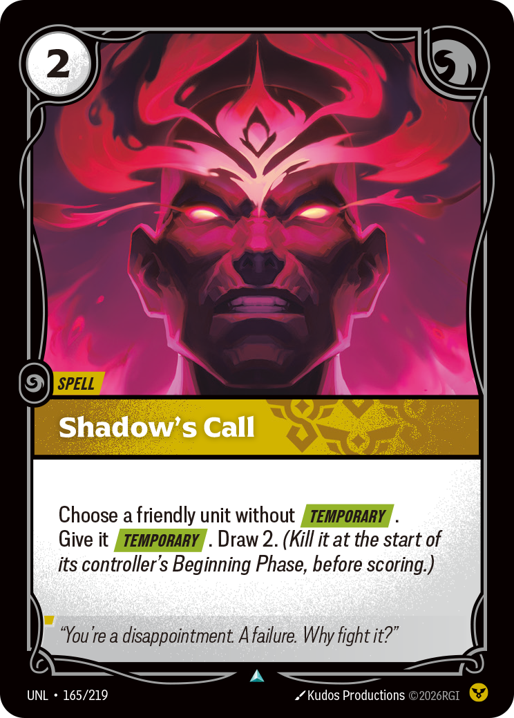 Shadow's Call (Unleashed UNL-165)