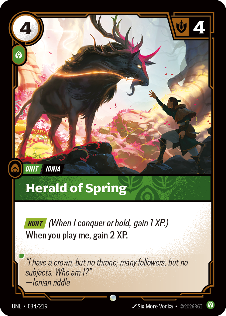 Herald of Spring (Unleashed UNL-034)