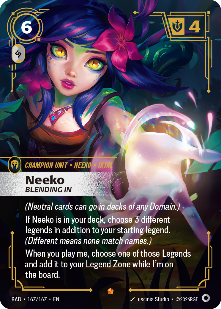 Neeko, Blending In (Radiance RAD-167/167)
