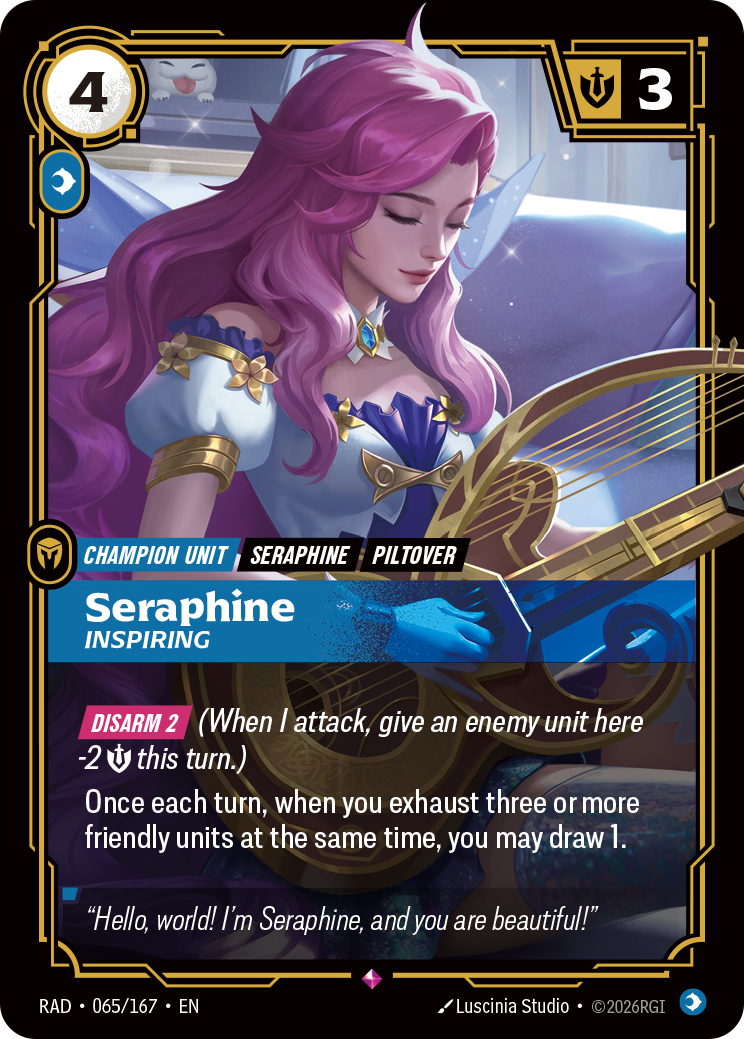 Seraphine, Inspiring (Radiance RAD-065/167)