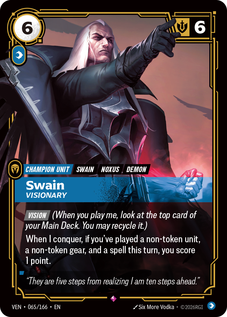 Swain, Visionary (Vendetta VEN-065)