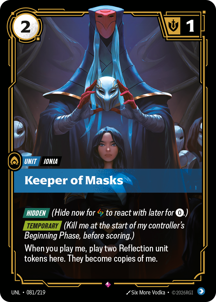 Keeper of Masks (Unleashed UNL-081)