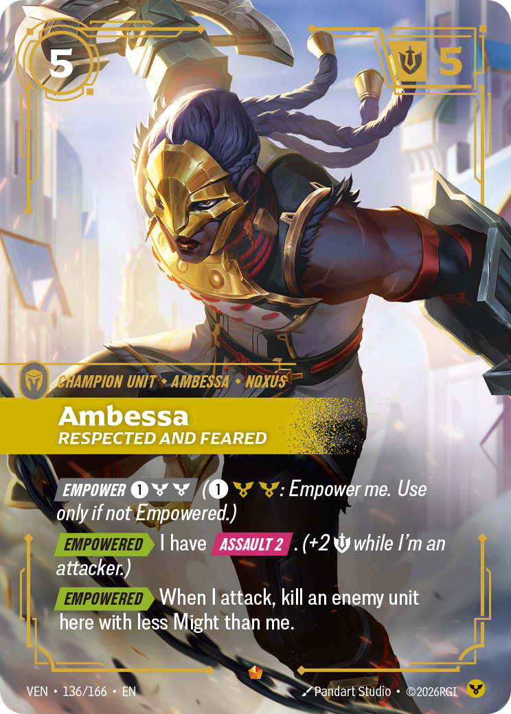 Ambessa, Respected and Feared (Vendetta VEN-136)