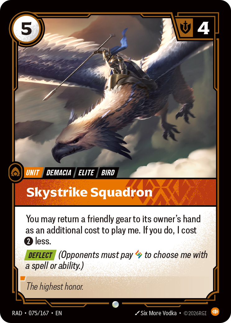Skystrike Squadron (Radiance RAD-075/167)