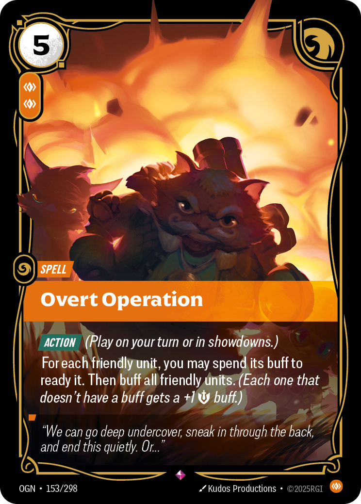 Overt Operation (Origins OGN-153)