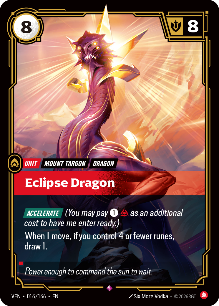 Eclipse Dragon (Vendetta VEN-016)