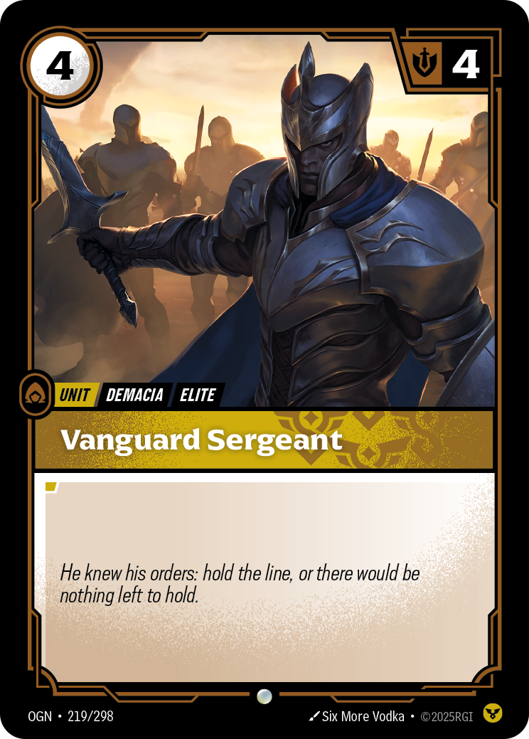 Vanguard Sergeant (Origins OGN-219)