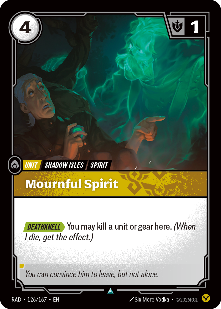 Mournful Spirit (Radiance RAD-126/167)