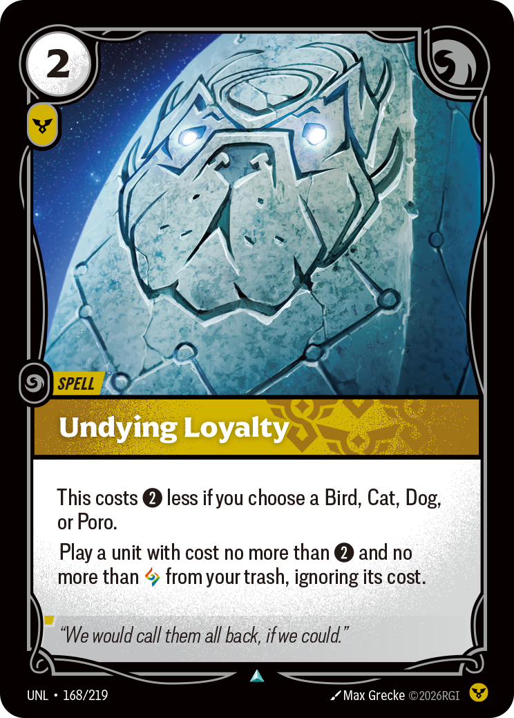 Undying Loyalty (Unleashed UNL-168)