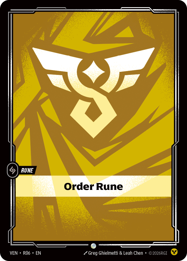 Order Rune (Vendetta VEN-R06)