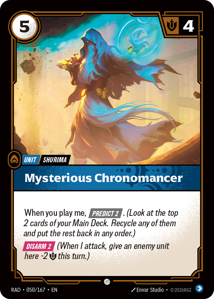 Mysterious Chronomancer (Radiance RAD-050/167)