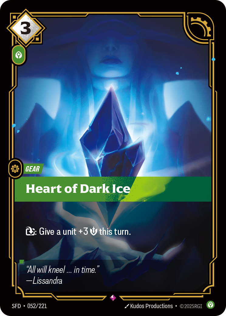 Heart of Dark Ice (Spiritforged SFD-052)