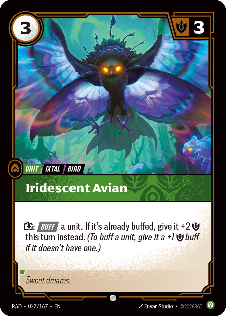 Iridescent Avian (Radiance RAD-027/167)