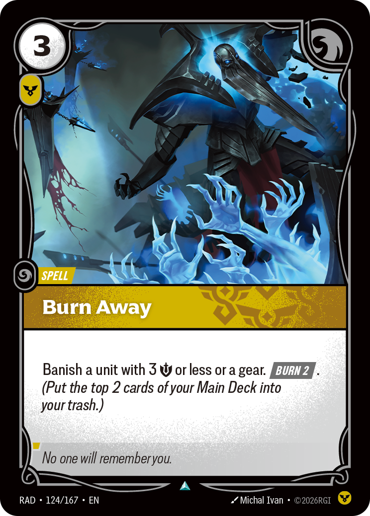 Burn Away (Radiance RAD-124/167)