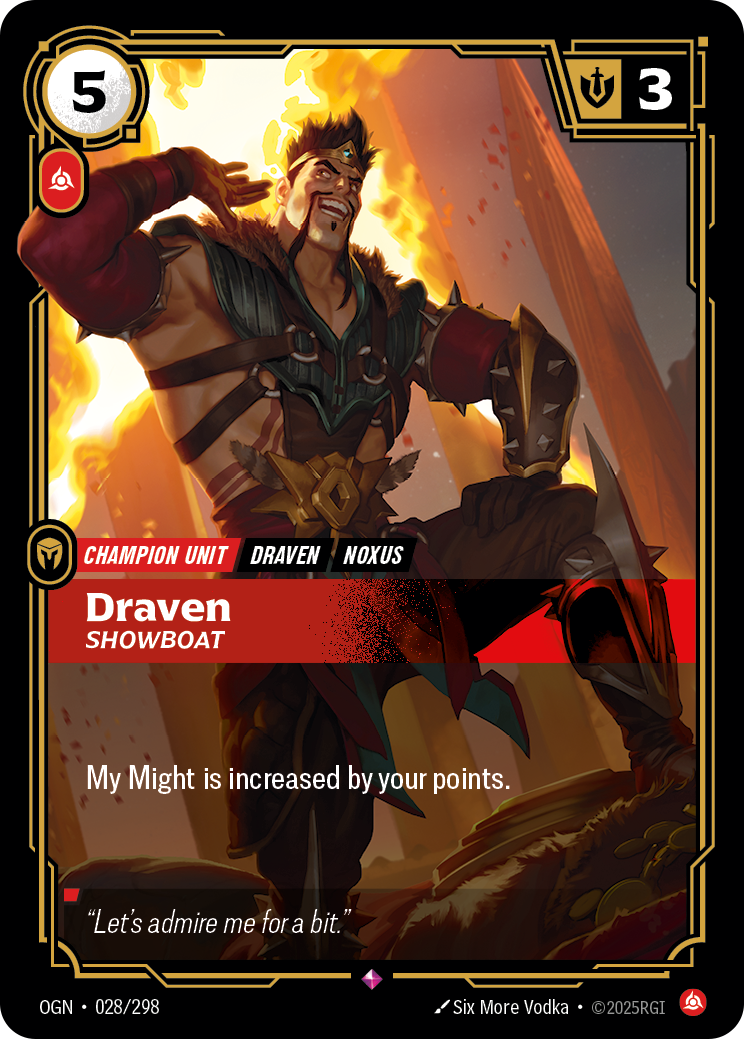 Draven - Showboat (Origins OGN-028)