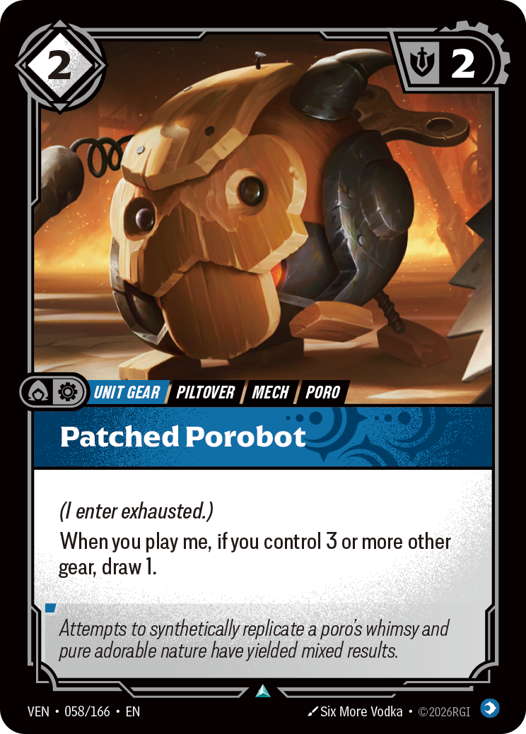 Patched Porobot (Vendetta VEN-058)