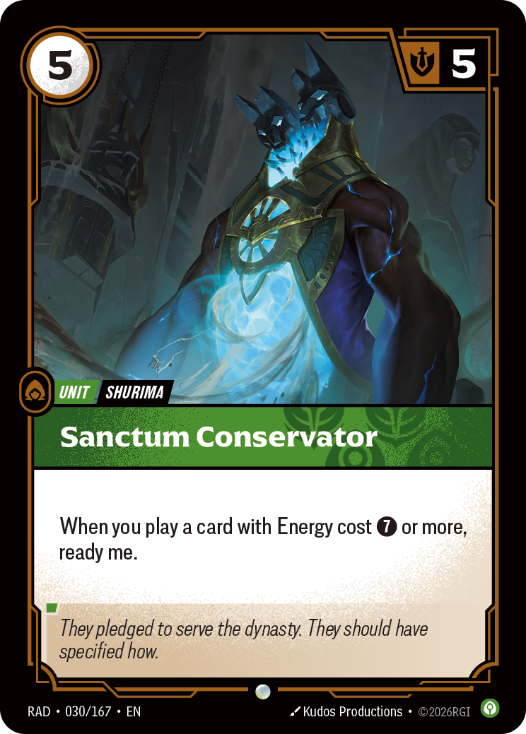 Sanctum Conservator (Radiance RAD-030/167)