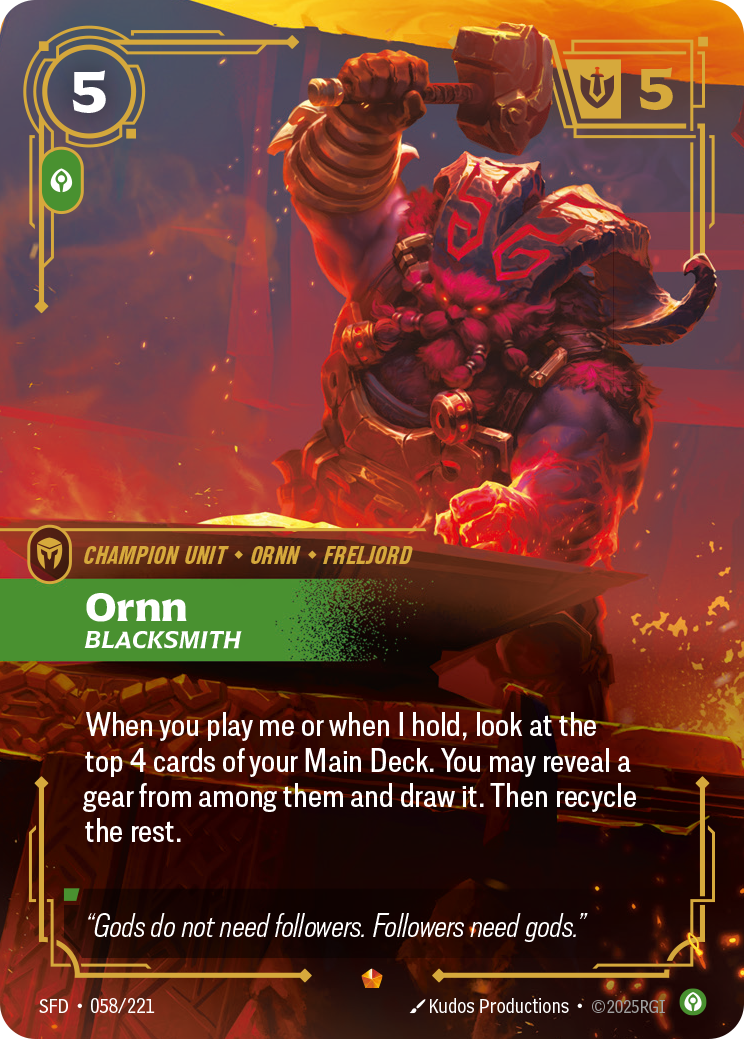 Ornn - Blacksmith (Spiritforged SFD-058)