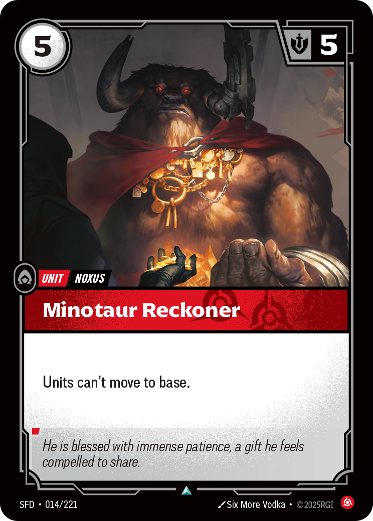 Minotaur Reckoner (Spiritforged SFD-014)