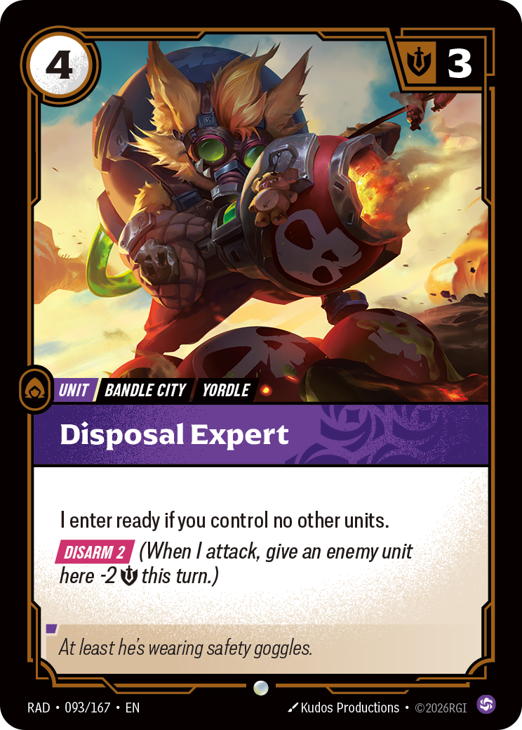 Disposal Expert (Radiance RAD-093/167)