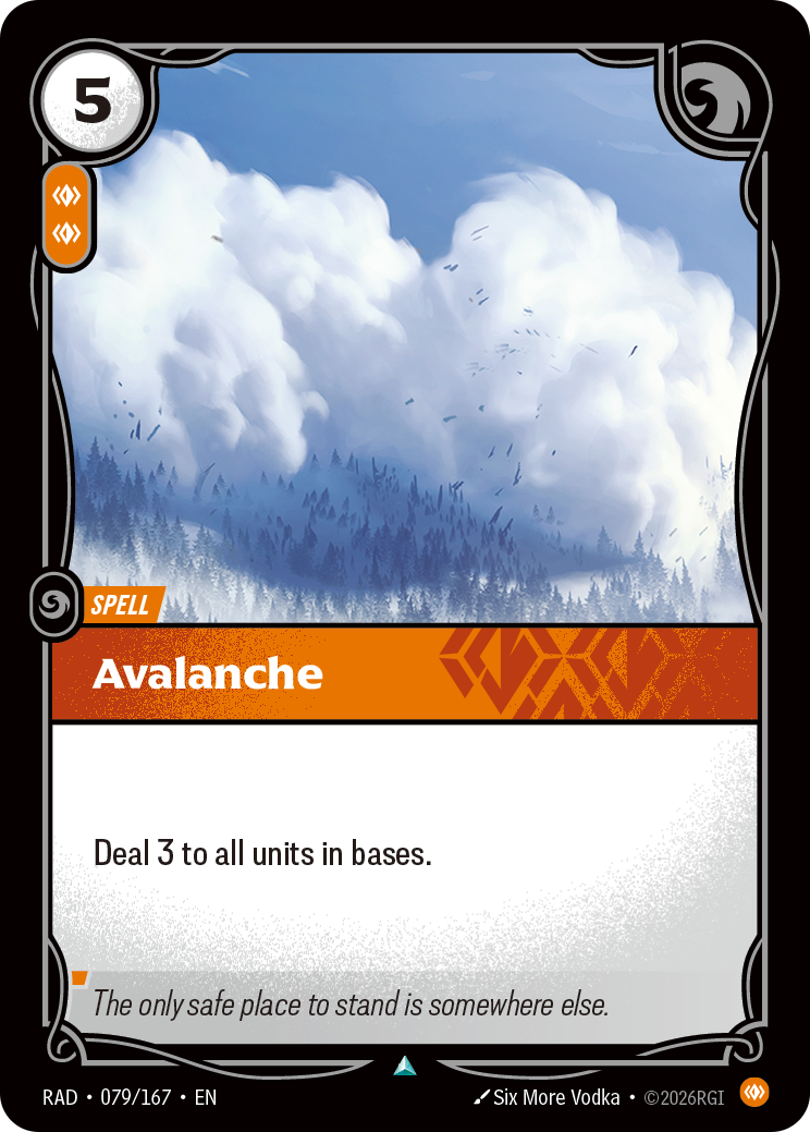 Avalanche (Radiance RAD-079/167)