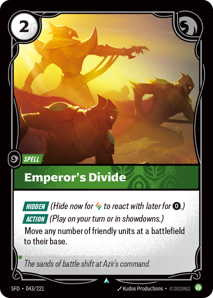 Emperor's Divide (Spiritforged SFD-043)