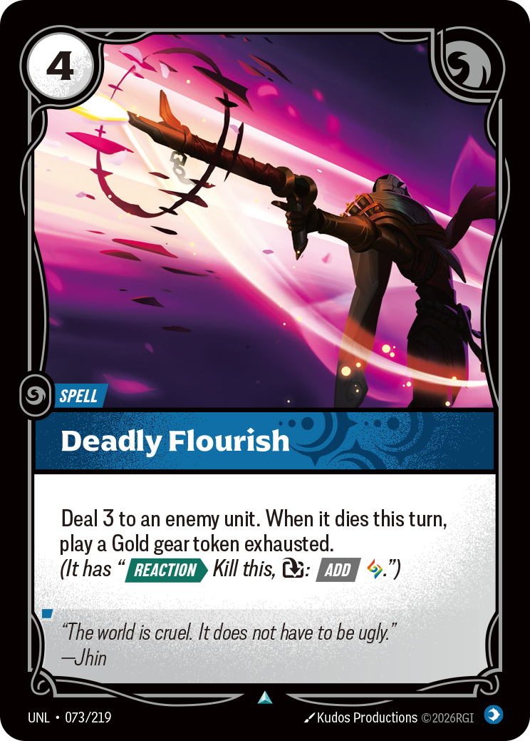 Deadly Flourish (Unleashed UNL-073)